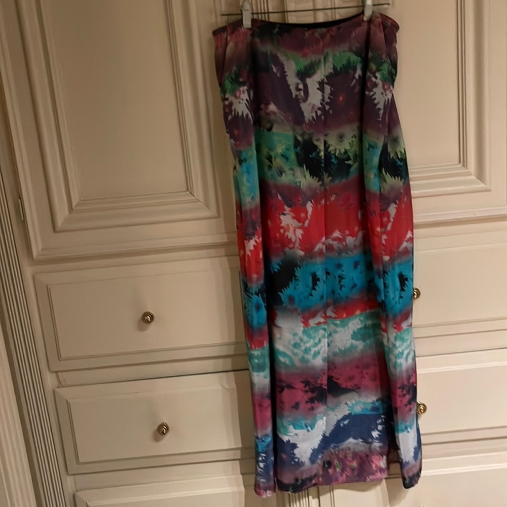 Summer soft flowing maxi skirt, size M